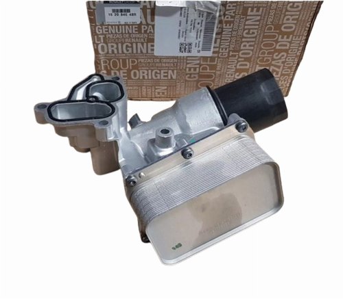 Boîtier de filtre + refroidisseur d'huile 152084648R Renault Trafic III 2.0DCI Original Neuf
