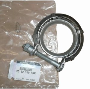 Collier de serrage pour pot d'échappement 208254950R Renault Original Neuf