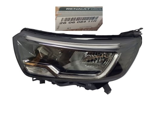 Phare Led Gauche 260608411R Noir Renault Kangoo III Original