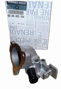 Boîtier de thermostat 8200493154 Dacia Logan 1.4/1.6 MPI Original Neuf