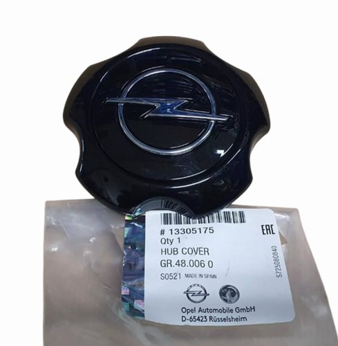 Cache-moyeu pour jantes alliage 17'' 13305175 Opel Corsa D Original Neuf