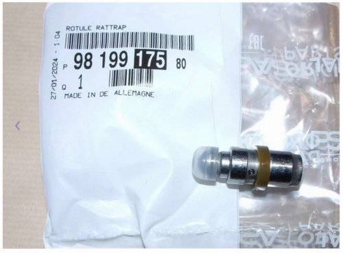 Rotule Rattrapage Jeu Soupape Original 9819917580 Citroen