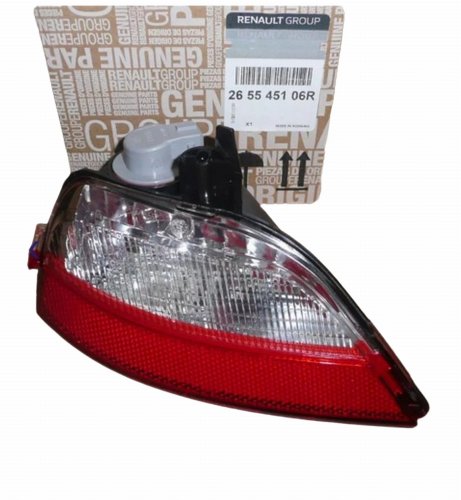 Feu De Recul Droit 265545106R Dacia Duster 17 - Original Neuf