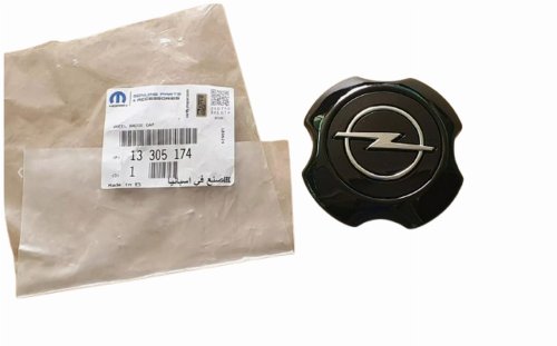 Cache-moyeu pour jantes alliage 17'' 13305174 Noir Opel Adam Corsa D Original Neuf