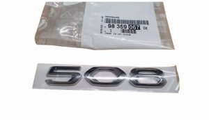 Monogramme Arrière 98359067DX Peugeot 508 II Original Neuf