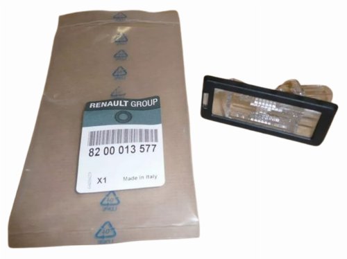 Éclairage de plaque d'immatriculation 8200013577 Renault Laguna II Original Neuf