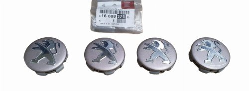 Cache-moyeu pour jantes alliage 1608837180 Peugeot 107/2008/3008/308/5008/RCZ Original Neuf