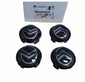 Cache-moyeu pour jantes alliage 1696981280 Noir Citroën C3/C4/C5 Original Neuf