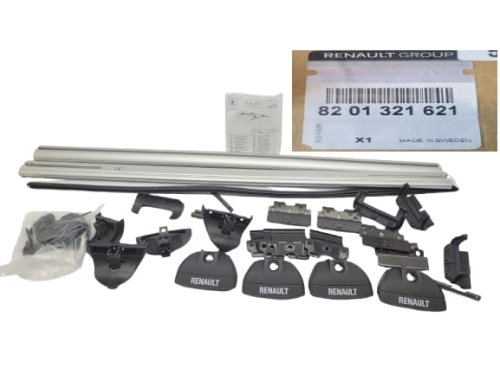 Barres de toit transversales 8201321621 Renault Clio IV Grandtour Original Neuf