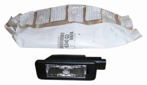 Éclairage de plaque d'immatriculation 6340G3 6340.G3 Citroën C4/C5 III Peugeot 308/508 Original Neuf