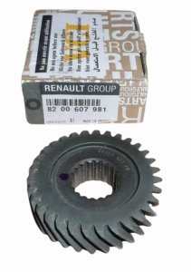 Pignon 5ème Vitesse 8200607981 Renault 31 Dents JH3JR5 Original Neuf