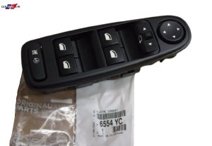 Commutateur D’ouverture De Fenêtre Gauche  6554YC Citroen C4 Picasso Original 