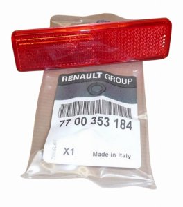 Réflecteur De Pare-Chocs Arrière 7700353184 Renault Master II D’origine Neuf