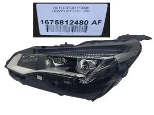 Phare à LED avant gauche 1675812480 Peugeot 3008 II Original Neuf