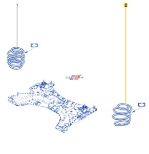 Ressort À Suspension 540103930R Renault  Clio 4 0.9/1.2 Original 
