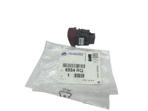 Interrupteur De Feux De Détresse 6554RQ 6554.RQ Peugeot 206+ / 207 Original Neuf