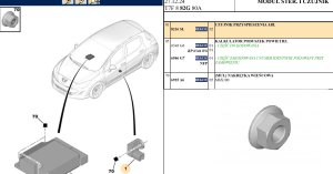 Capteur d'impact Peugeot 308 9660923480 8216.SL Original