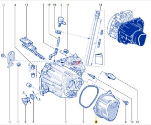 Carter de Boîte de Vitesses 3213100QAB Renault Megane 1, 2, Clio 2 Neuf Origine