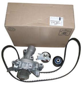 Kit De Distribution + Pompe À Eau 1609525580 Citroen C4 Picasso 1.8 / 2.0 16V Original Neuf