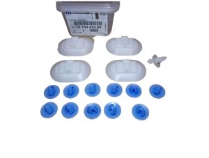 Kit de Fixation de Baguette de Seuil 1675343380 Peugeot 3008 Original Neuf
