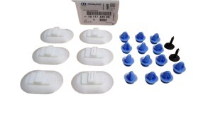 Kit de Fixation de Baguette de Seuil 1611739980 Peugeot 2008 Original Neuf