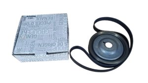 Poulie de vilebrequin + kit courroie 123035381R Dacia Duster II 1.5DCI Original Neuf
