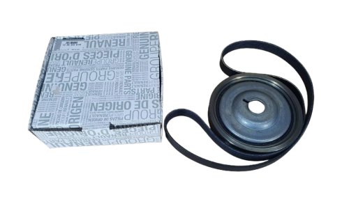 Poulie de vilebrequin + kit courroie 123035381R Dacia Duster II 1.5DCI Original Neuf
