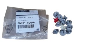 Clips Pour Listes Latérales 7688400QAB Lot de 12 Renault Kangoo / Master II D’origine Neuf