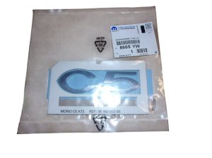 Emblème Arrière 8665YW 8665.YW Citroen C5 III Original Neuf