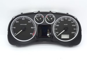 Compteur, Tableau de Bord, Compte-Tours 9636708880 Peugeot 307 Neuf Origine