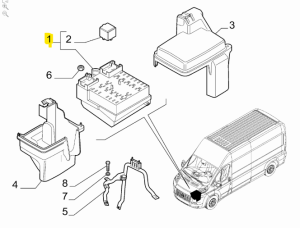 Module BSM 1349946080 Citroen Jumper Peugeot Boxer 2006> Original Neuf