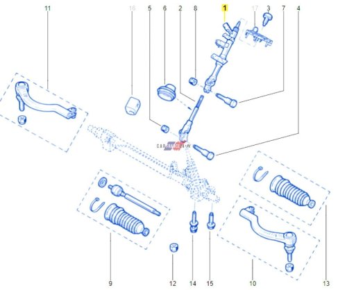 Colonne de Direction 8200729615 Renault Opel Nissan Master, Movano, Interstar Neuf Origine