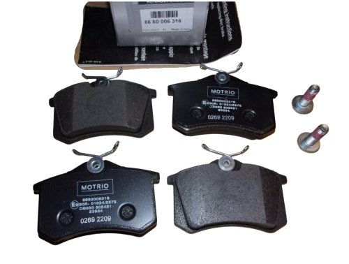 Plaquettes de Frein 8660006316 Renault Megane III Arrière Original Neuf