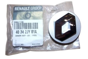 Cache-Moyeu de Jante Aluminium 40342JY01A Renault Koleos Latitude 17/18 Pouces Original Neuf