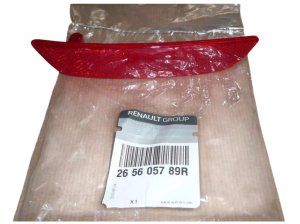 Catadioptre de Pare-chocs Arrière Droit 265605789R Renault Clio IV Estate Original Neuf