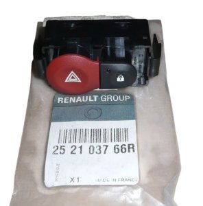 Interrupteur de Feux de Détresse 252103766R Renault Clio III Modus Twingo III Original Neuf