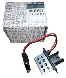 Résistance de Ventilateur d'Habitacle 7701034875 Renault Clio Kangoo 1.2 1.5 dCi 1.6 16V Original Neuf