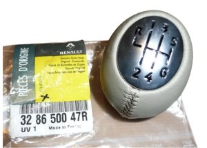 Pommeau de Levier de Vitesses 6 Rapports 328650047R Renault Megane III Original Neuf