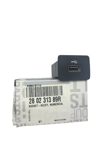 Prise USB 280231389R Dacia Duster II Logan III Neuf Origine Renault